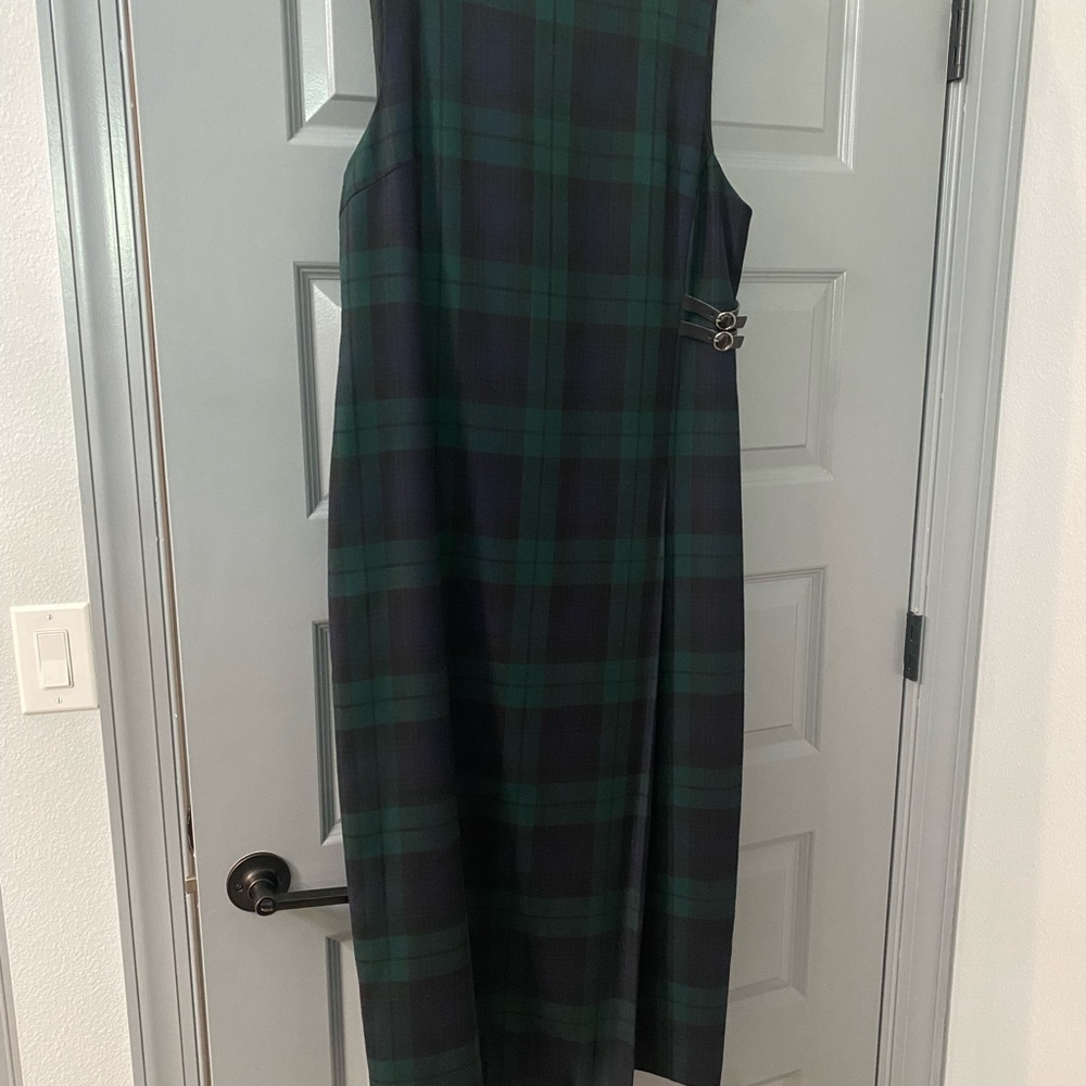 Talbots plaid dress